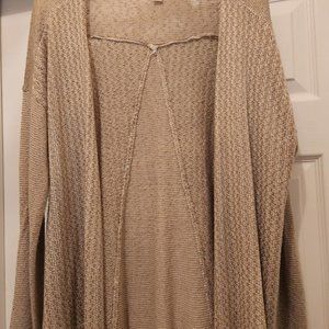 Tan cardigan